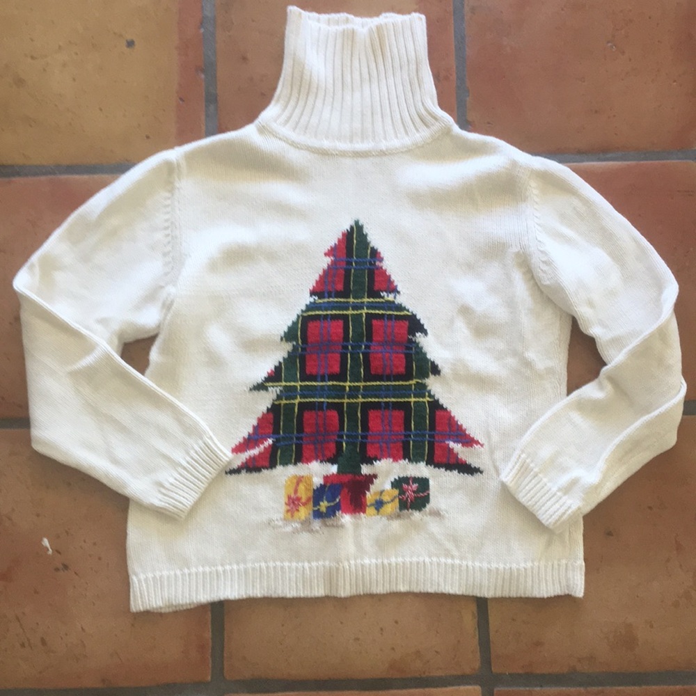 Ugly Christmas Sweater Tree Chunky Knit